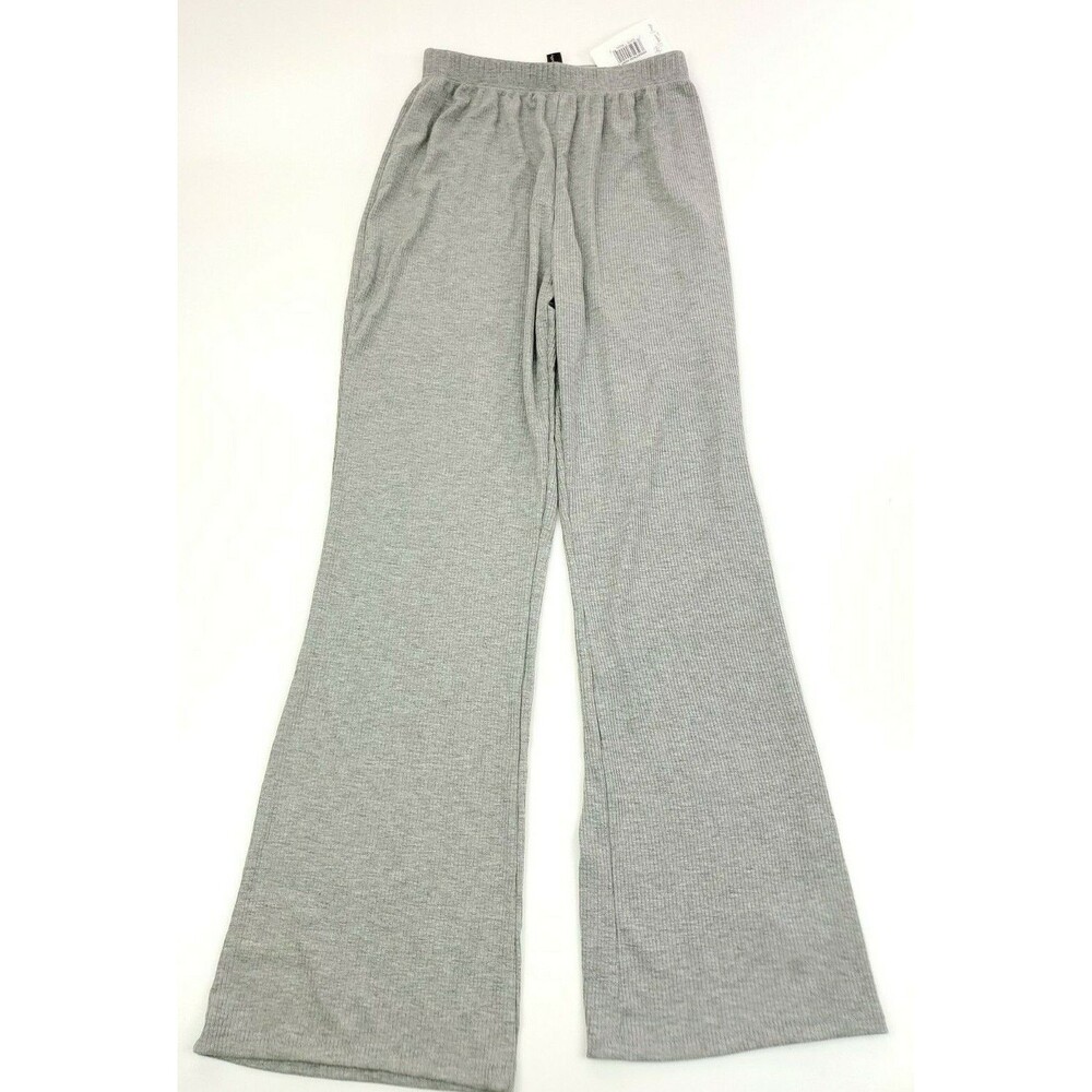 Dippin Daisy's Swimwear Women's Gray Ribbed Knit Pajama Pants Size M